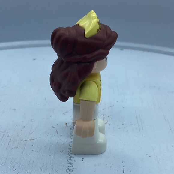 Lego Duplo Princess Belle Mini-Figure Yellow Crown Disney 3” Replacement - Picture 2 of 5
